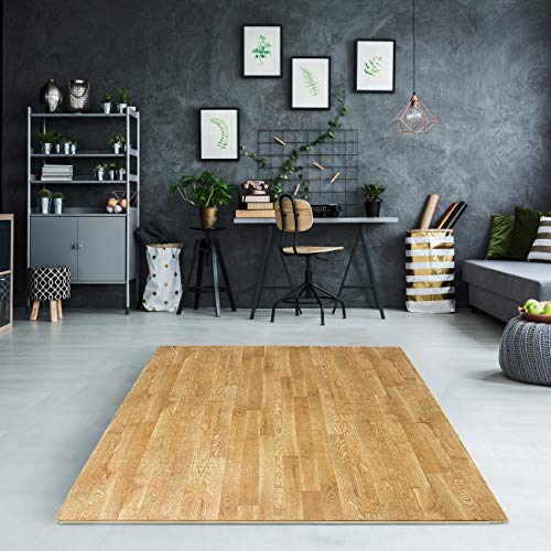 16 Tiles 16 Sq ft Gray Wood Foam Interlocking Floor Mats Y459