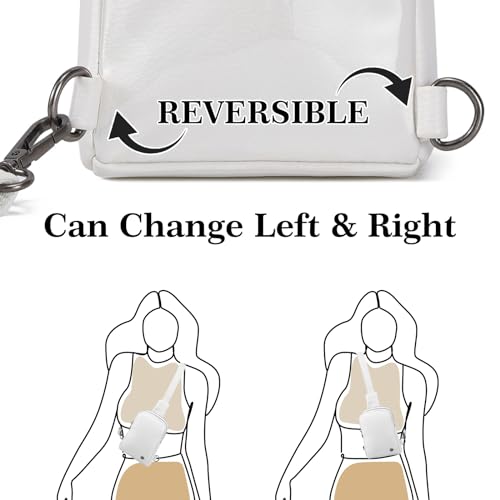 Small Crossbody Sling Bag Touchscreen Fanny Pack O92648