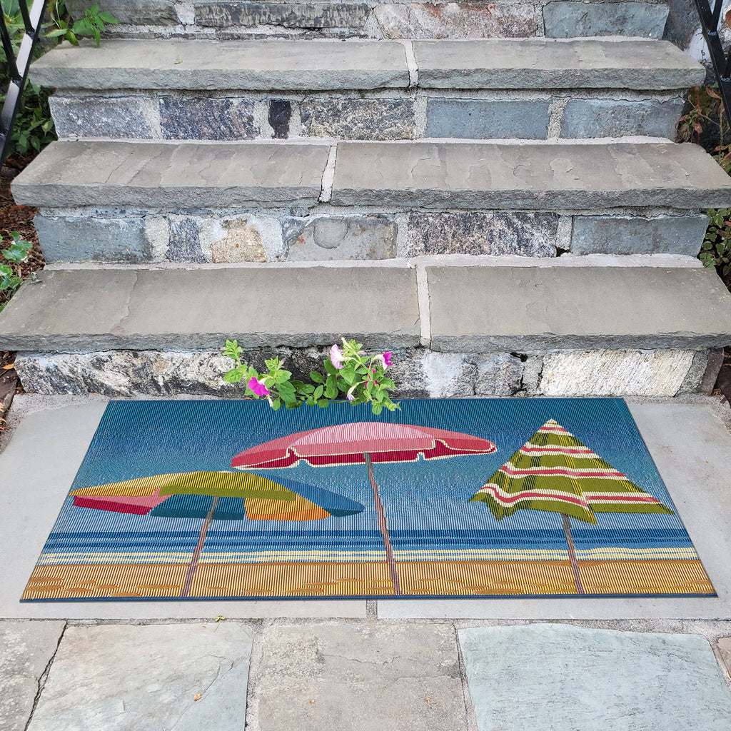 Esencia Beach Umbrella Indoor Outdoor Mat