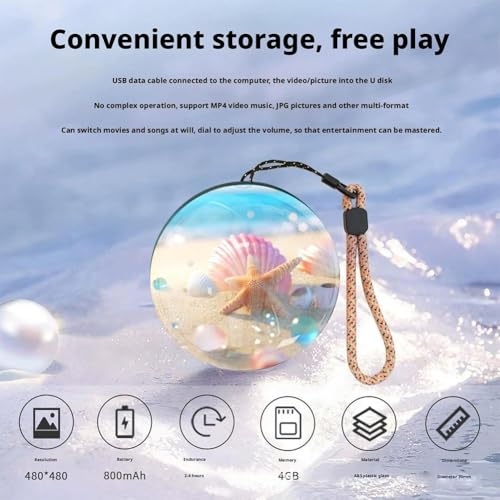 2.76" Crystal Ball Video Player with Sound U73091