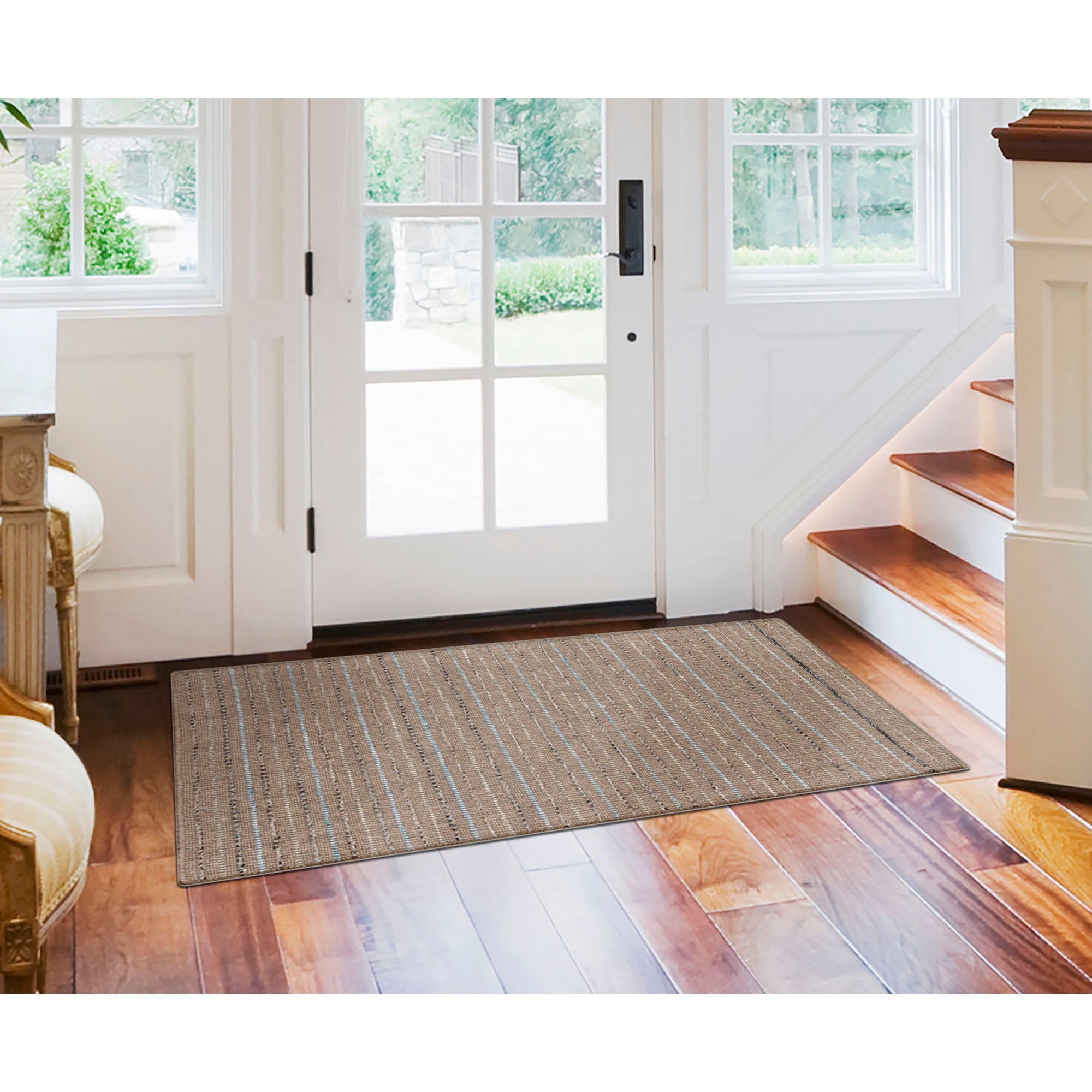 Gobi Stripe Indoor Wool Blend Area Rug