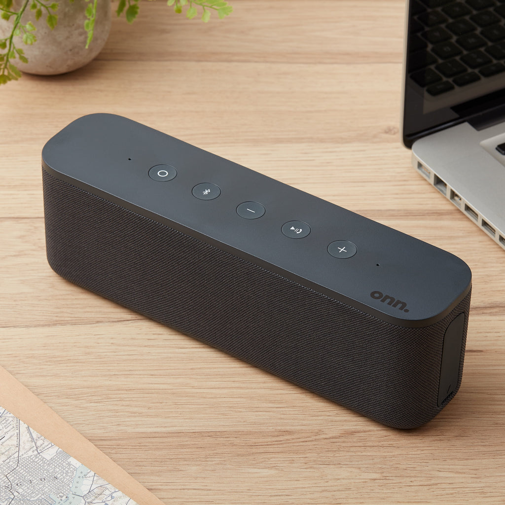Large Indoor Portable Speaker with Bluetooth, Grey B69949