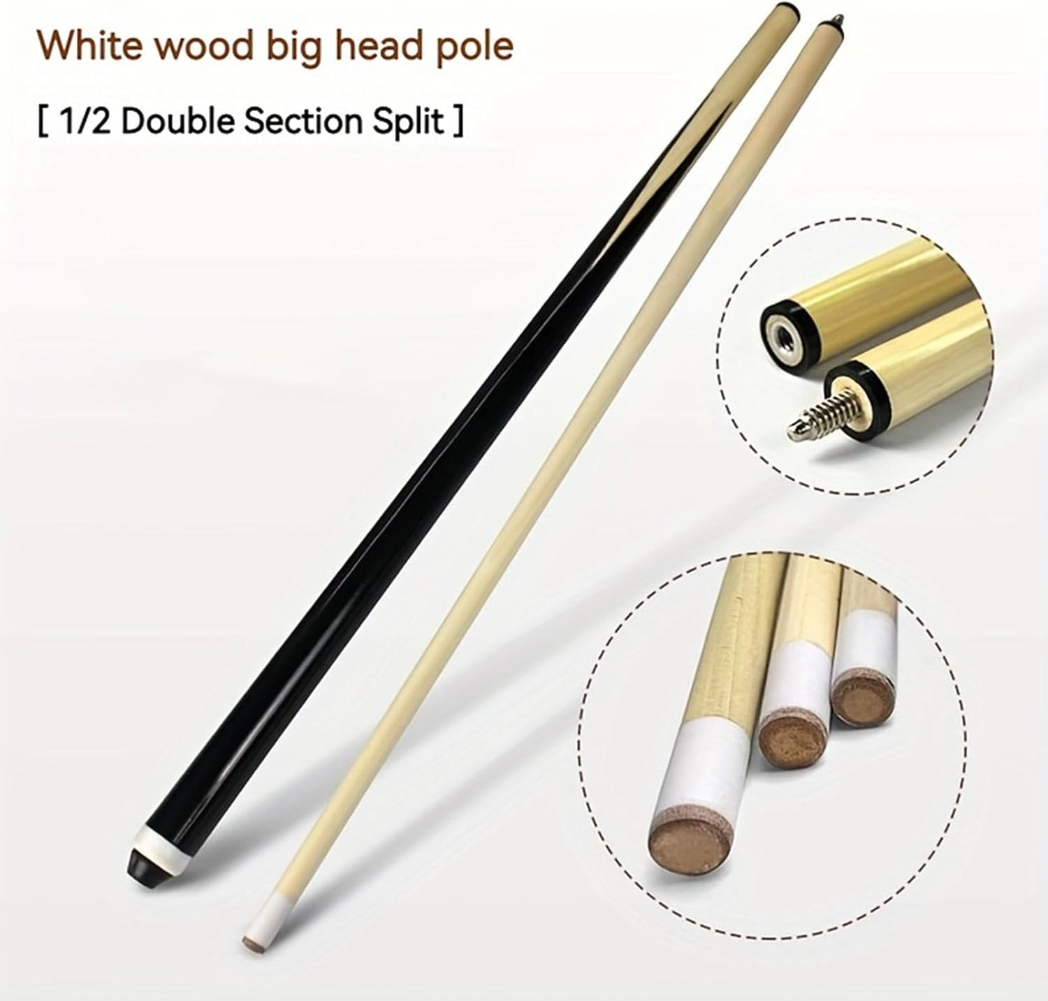 Wooden Billiard Cue Stick 500g O804151