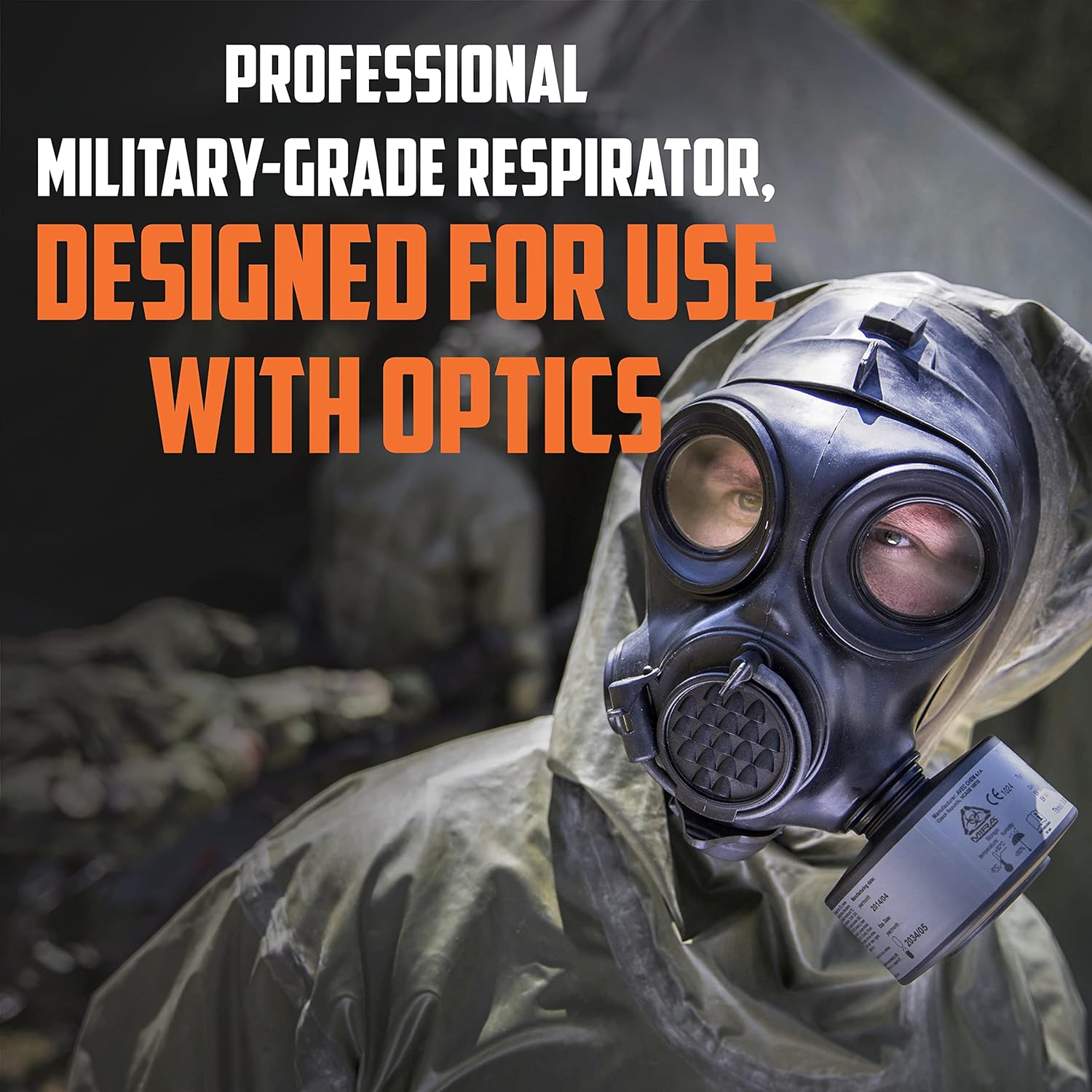 Single 40mm CBRN Gas Mask Filter E921