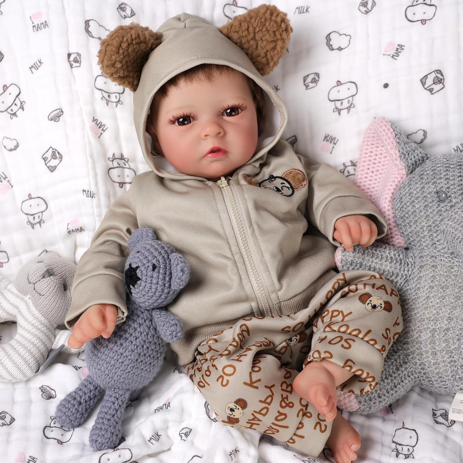 17inch Soft Body Realistic Reborn Baby Doll Z1334