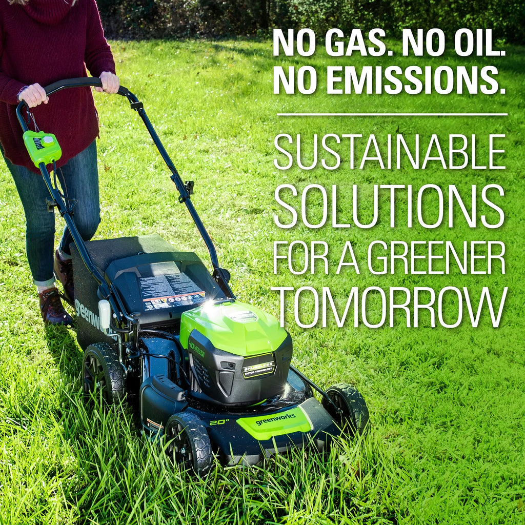 40V Brushless Push Lawn Mower with 4.0 Ah Battery & Quick Charger S145