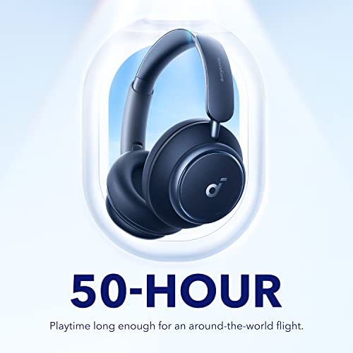 Adaptive Active Noise Cancelling Headphones, 50H Playtime, Bluetooth 5.3 V722