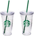 16 OZ Double Wall Acrylic Travel Tumbler 2 Pack Set Y404061