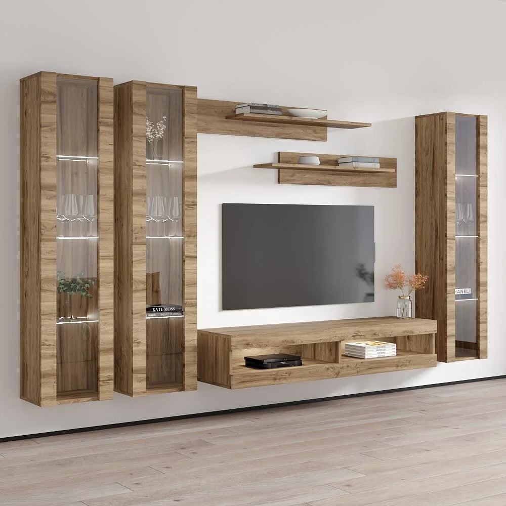 Oak Entertainment Center V42943
