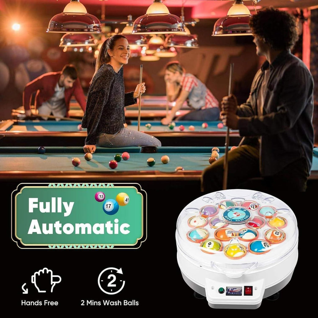 Automatic Billiard Ball Cleaner with LED Touch Display X38433