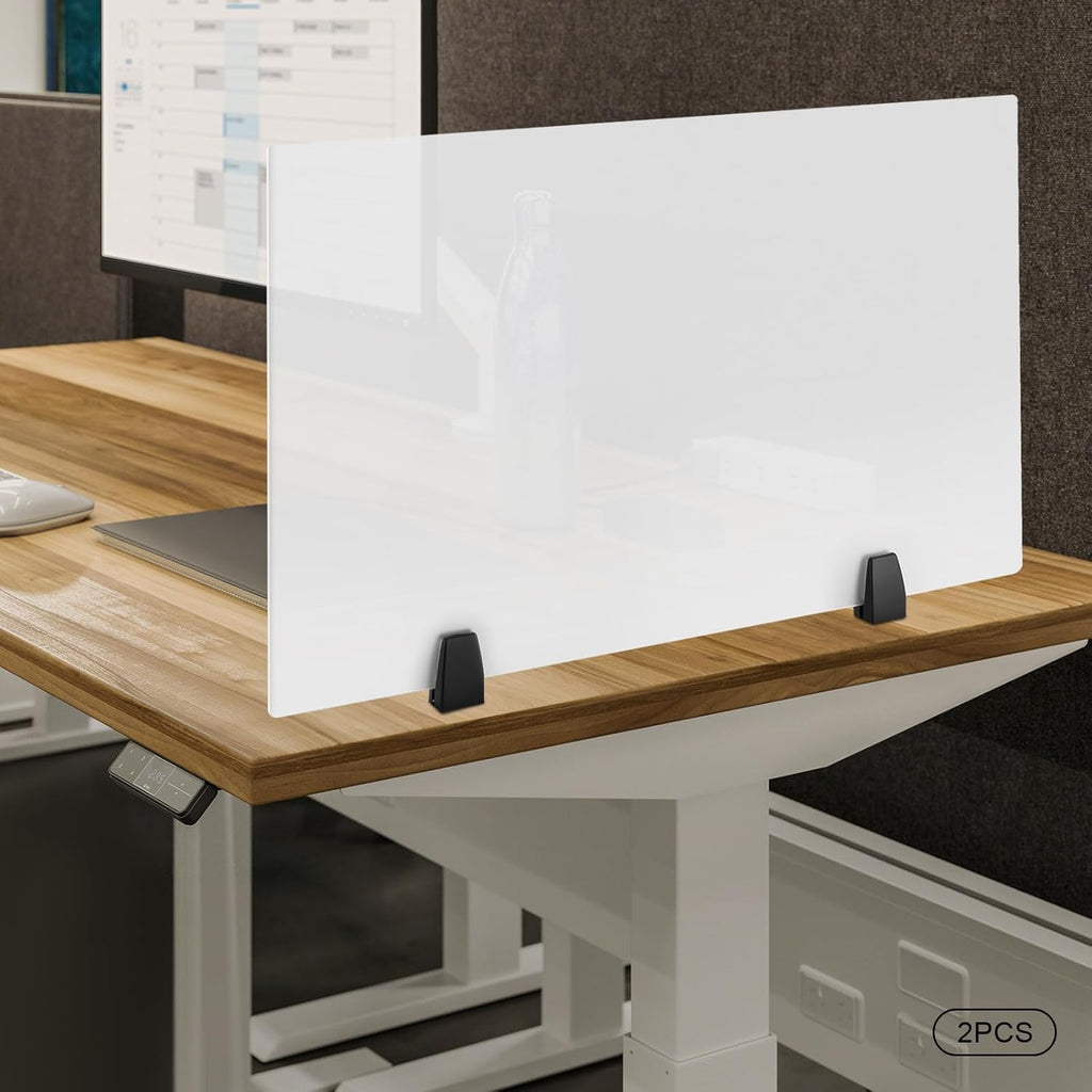 2PCS Acrylic Desk Dividers, 30 x 18 inch I4739