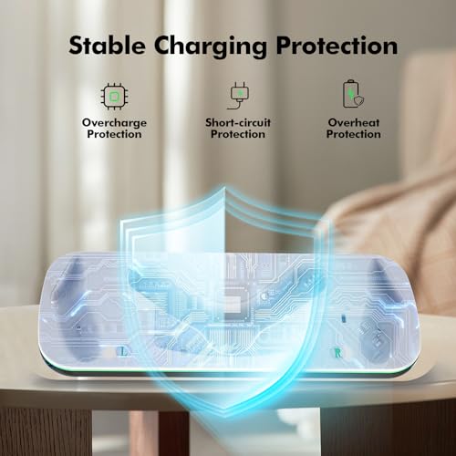 Charging Dock with Closable LED Indicator, Magnetic Charging, 2 Rechargeable 1850mA Batteries M391