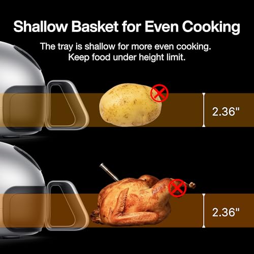 Dome 2 Air Fryer, Extra Large Airfryer with PFAS free Basket P9341