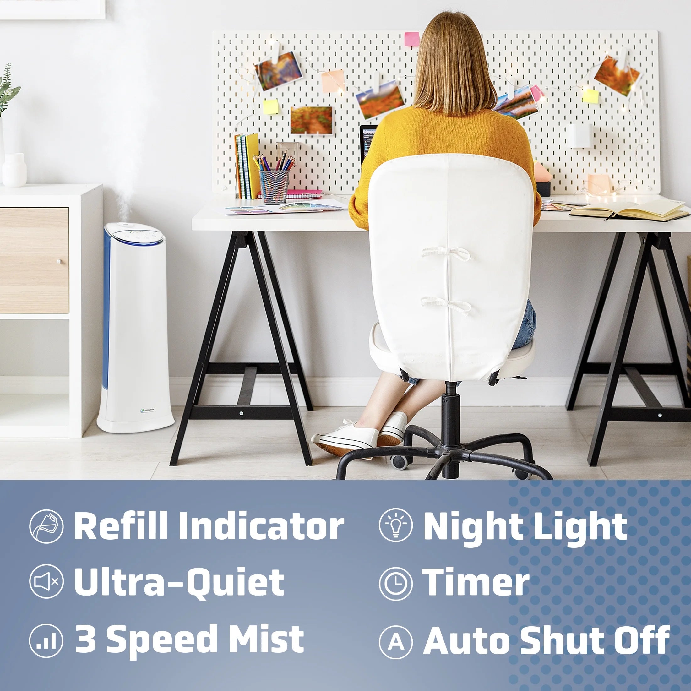 1.5 Gallon Warm and Cool Mist Ultrasonic Humidifier V22356