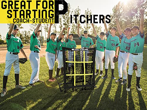 Pitching Net with Strike Zone Baseball Softball Training Equipment Q371
