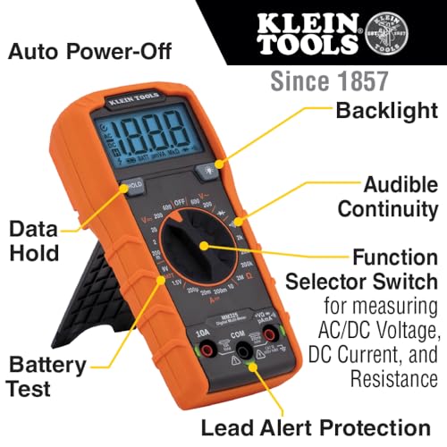 Digital Manual-Ranging 600V AC/DC Multimeter D93445