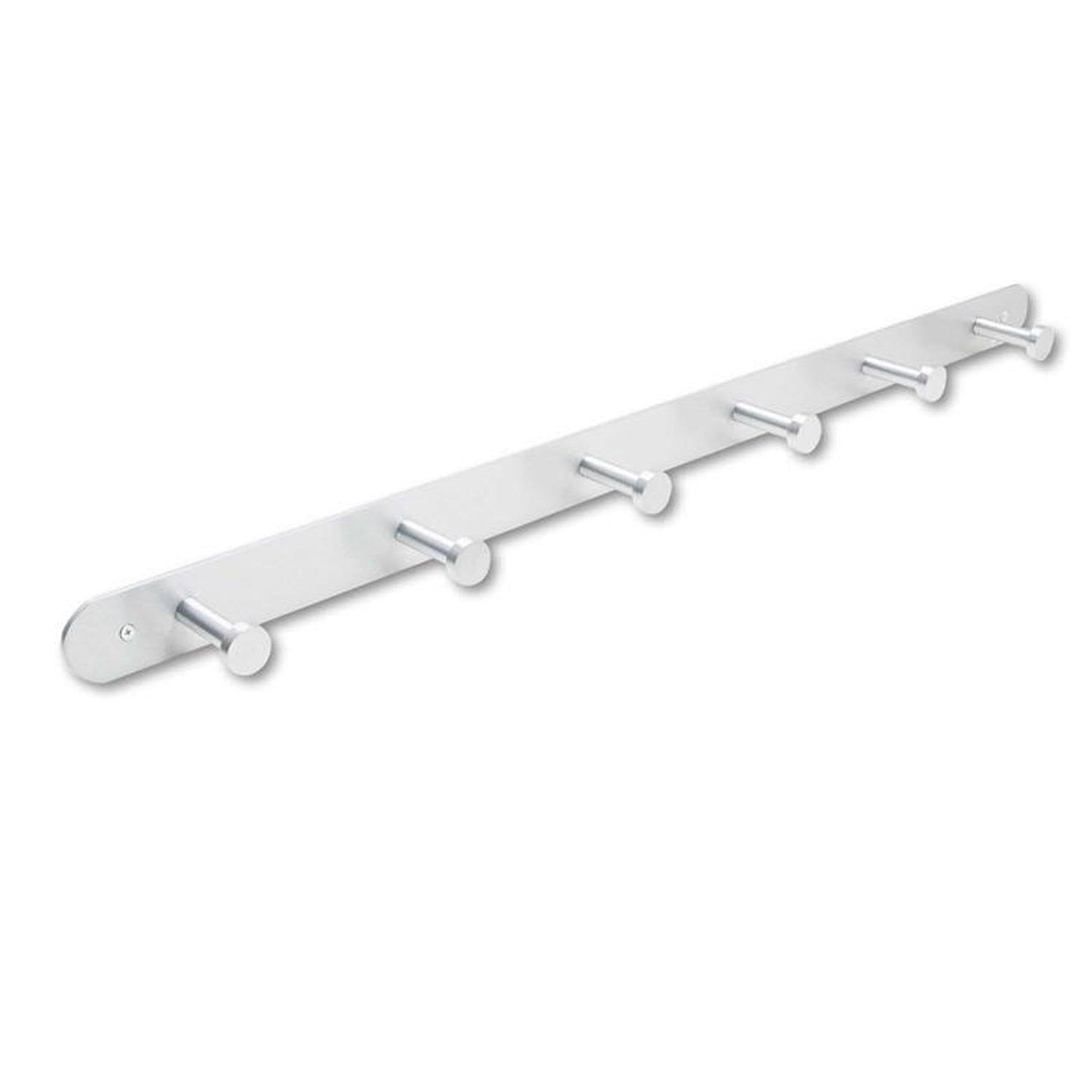 Six Hooks Metal Wall Coat Rack O620523