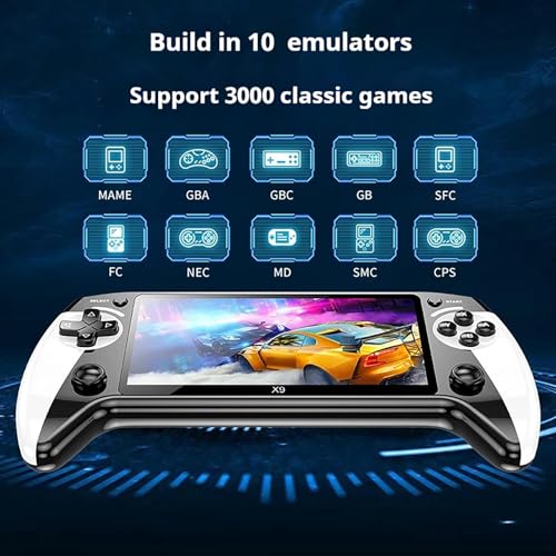 5.5'' HD Display Retro Handheld Game Console with 3000 Classic Games C64855
