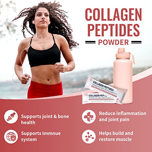 Multi Collagen Peptides Powder Type I II III V X Hydrolyzed Collagen Peptides with Prebiotics Sugar-Free Non-GMO X785764