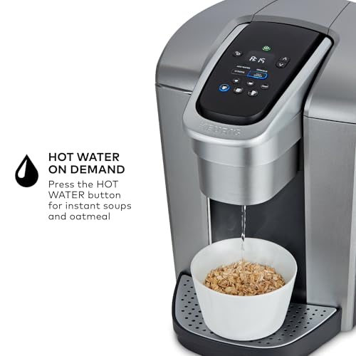 Brushed Silver Single Serve K-Cup Pod Coffee Maker Q604380