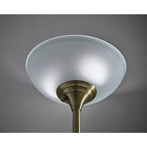 Black Torchiere Lamp G63178