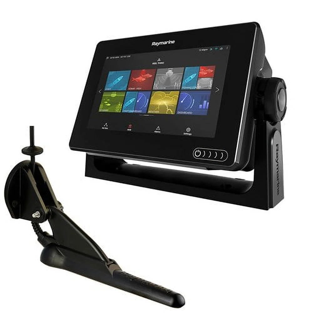 Axiom 7 DV Chartplotter DownVision Sonar with CPT100-DVS DownVision Transducer I15597