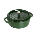 Black Matte Cast Iron Round Dutch Oven 7 qt. V599