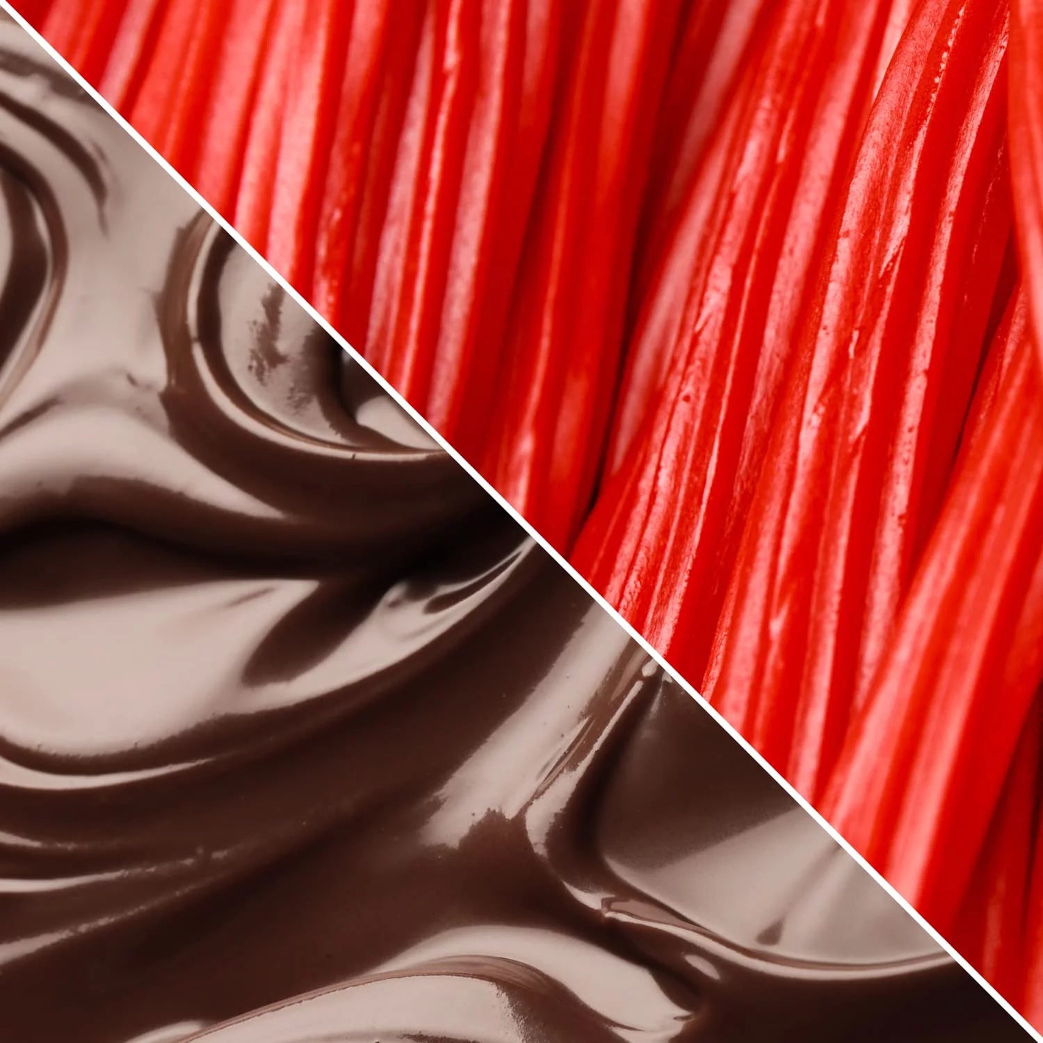 2 Lbs Bag Dark Chocolate Coated Strawberry Licorice Bits N91665
