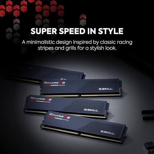DDR5 RAM 32GB (2x16GB) 5600MT/s CL46-45-45-89 Matte Black Desktop Computer Memory H278407