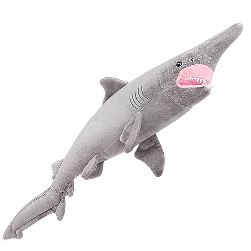 26.5" Grey Goblin Shark Plush Toy K948