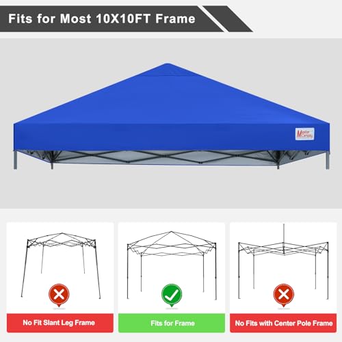 Black 10x10 Pop Up Canopy Top F94345