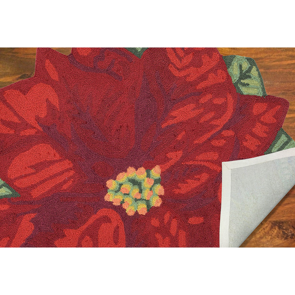 Frontporch Poinsettia Indoor Outdoor Mat