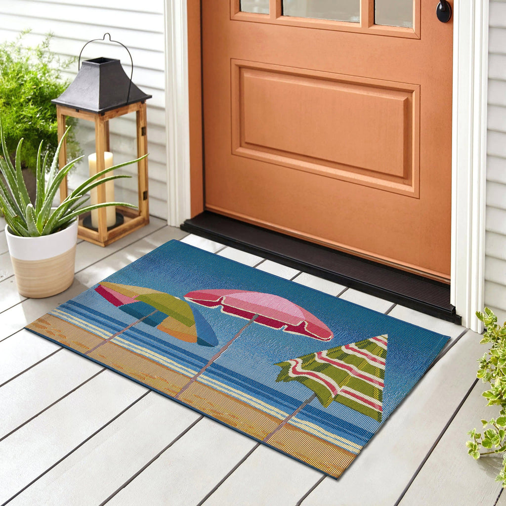 Esencia Beach Umbrella Indoor Outdoor Mat