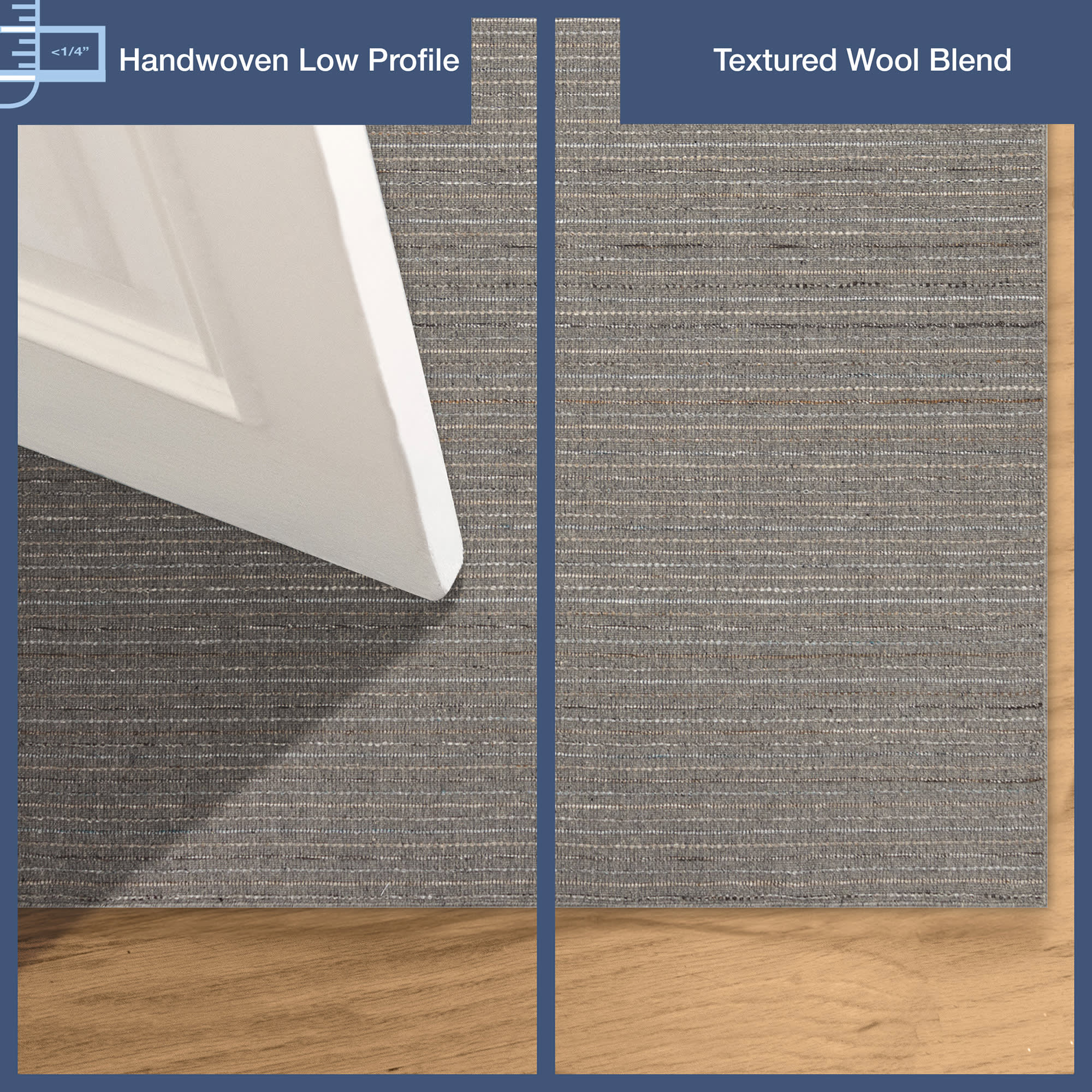 Gobi Stripe Indoor Wool Blend Area Rug
