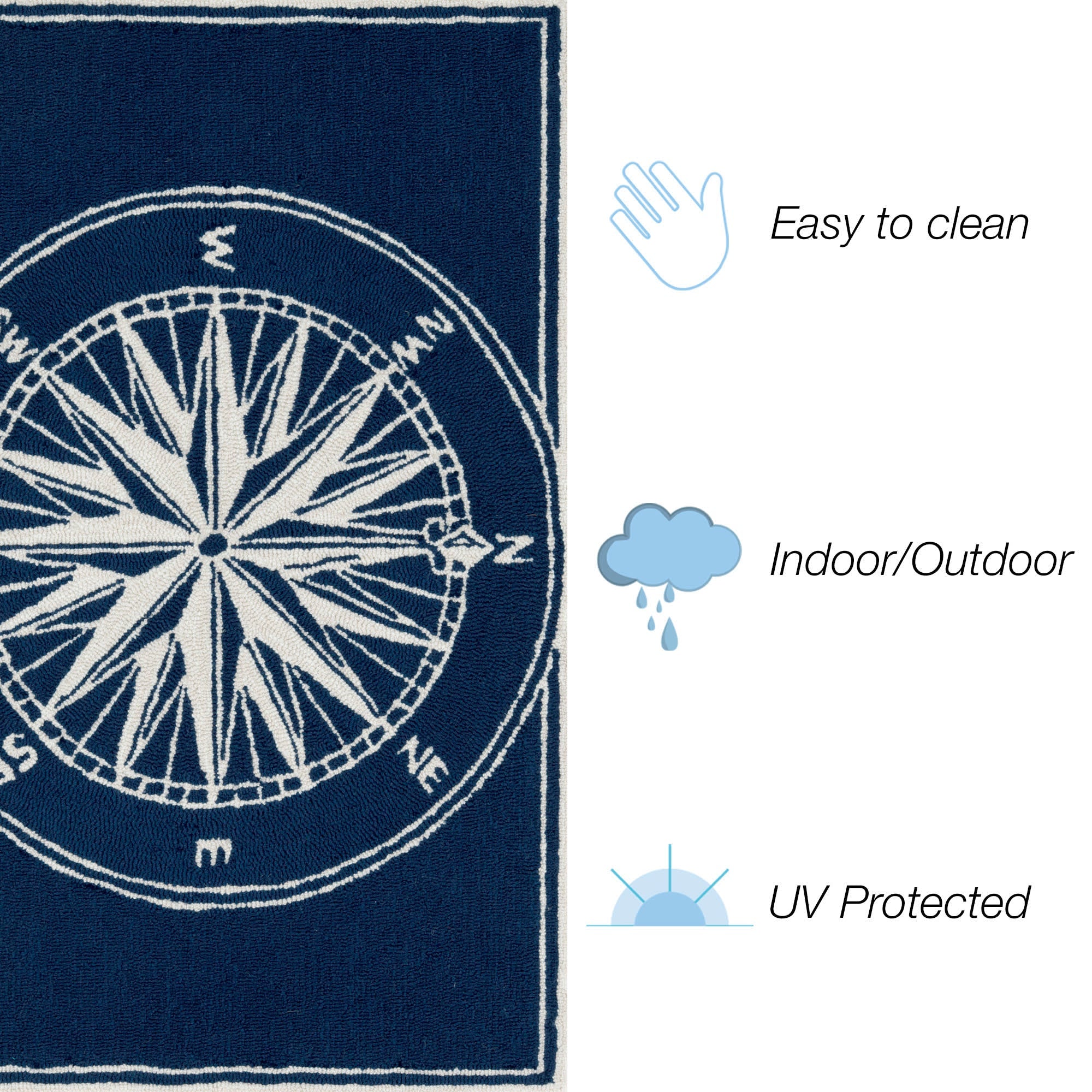 Frontporch Compass Indoor Outdoor Mat