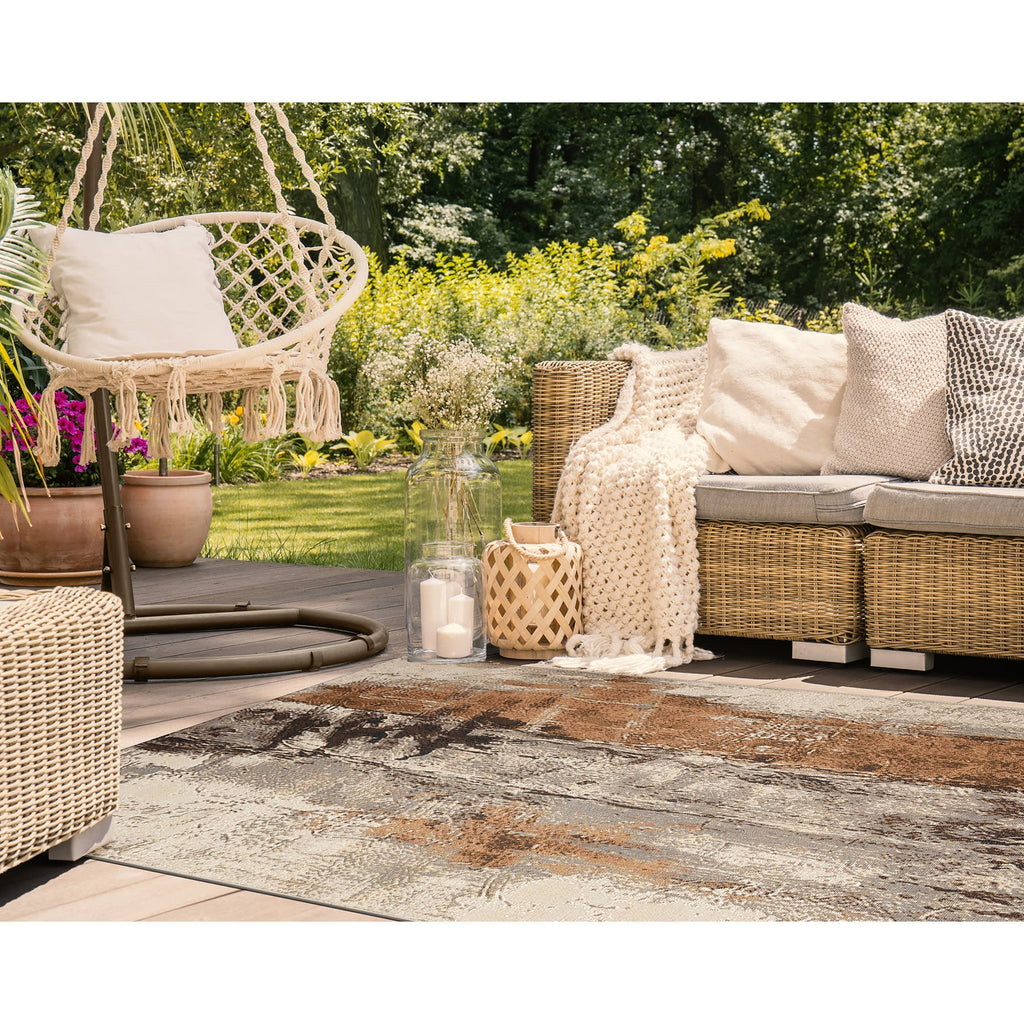 Marina Moderne Indoor Outdoor Area Rug