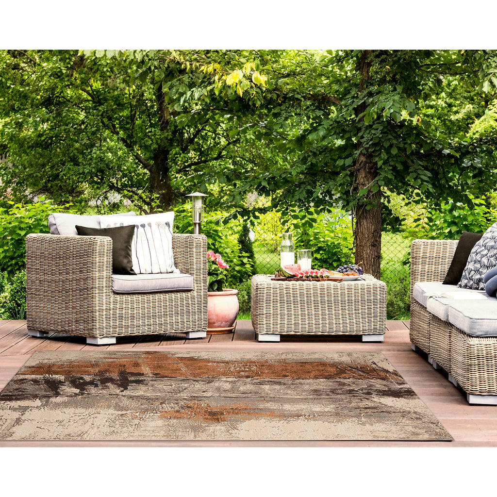 Marina Moderne Indoor Outdoor Area Rug