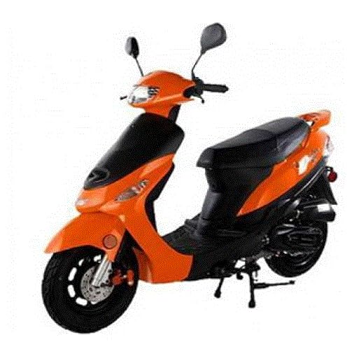 49cc 50cc street legal fully automatic scooter moped with Matching trunk R856