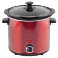 Red Stainless Steel 3.2 Quart Slow Cooker T569564