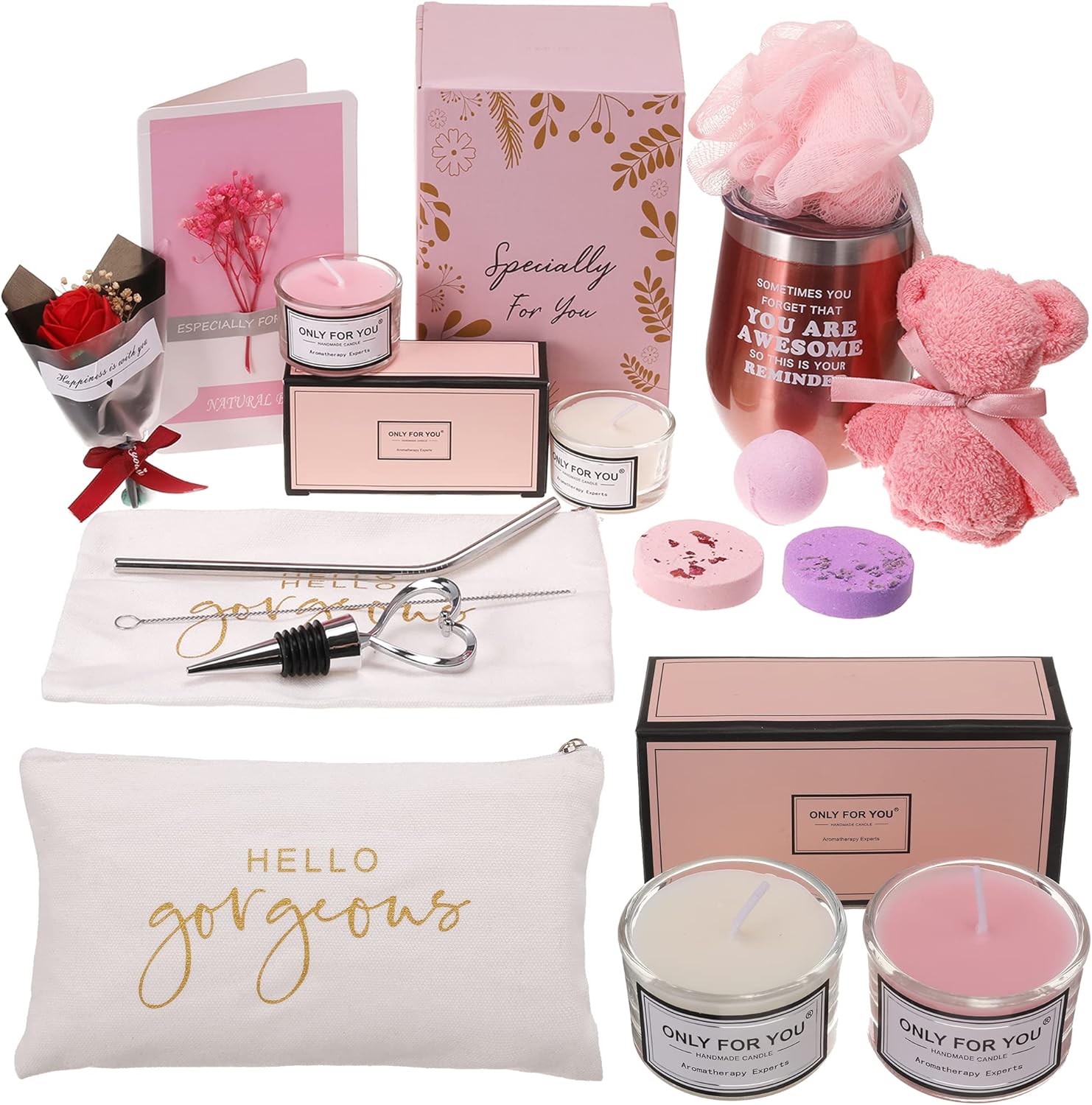 Relaxing Spa Gift Box Basket Bath Set X775