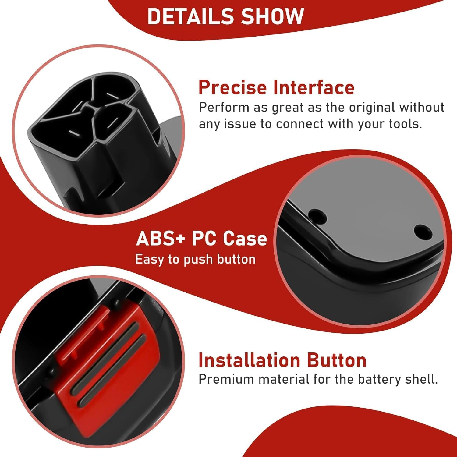19.2V Ni-Mh Replacement Battery M9336