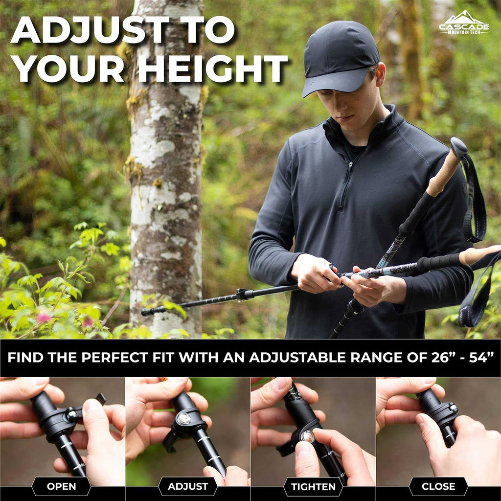 Aluminum Quick Lock Trekking Poles I592