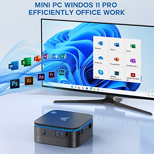 Mini PC, Intel N95 8GB RAM 256GB SSD, 4K HDMI D42891