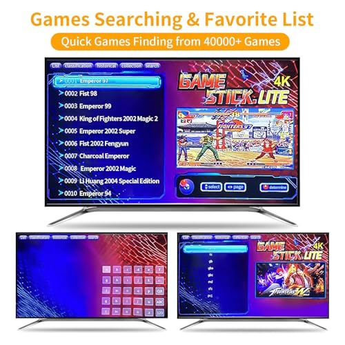 Wireless Retro Game Console Stick with 2.4G Wireless Controllers, 64GB H19681