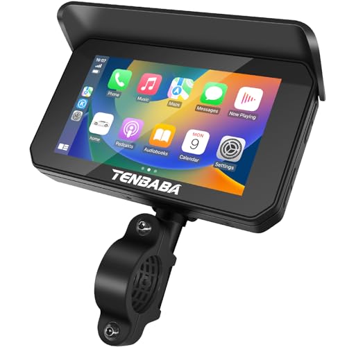 5" Waterproof Motorcycle GPS Navigation with Wireless Apple CarPlay & Android Auto O16311