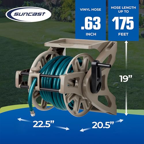 Heavy Duty Wall Mount Water Hose Winder with Hand Crank A545