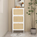 Natural Rattan Cabinet with 3 Flip Drawers O413043