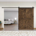 Sliding Interior Barn Door Unfinished Pine Wood V41060