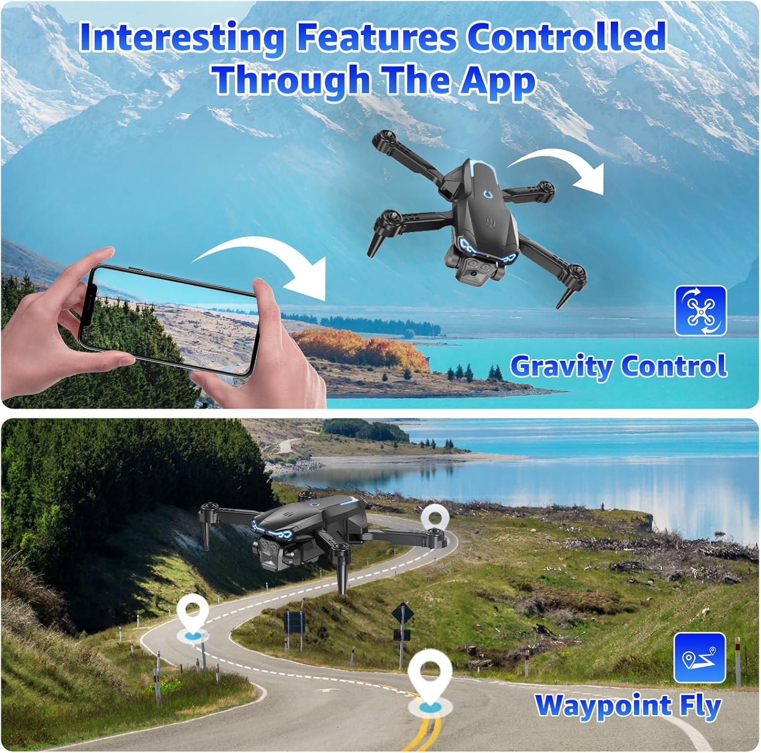 1080P HD FPV Mini Drone with Camera X45569
