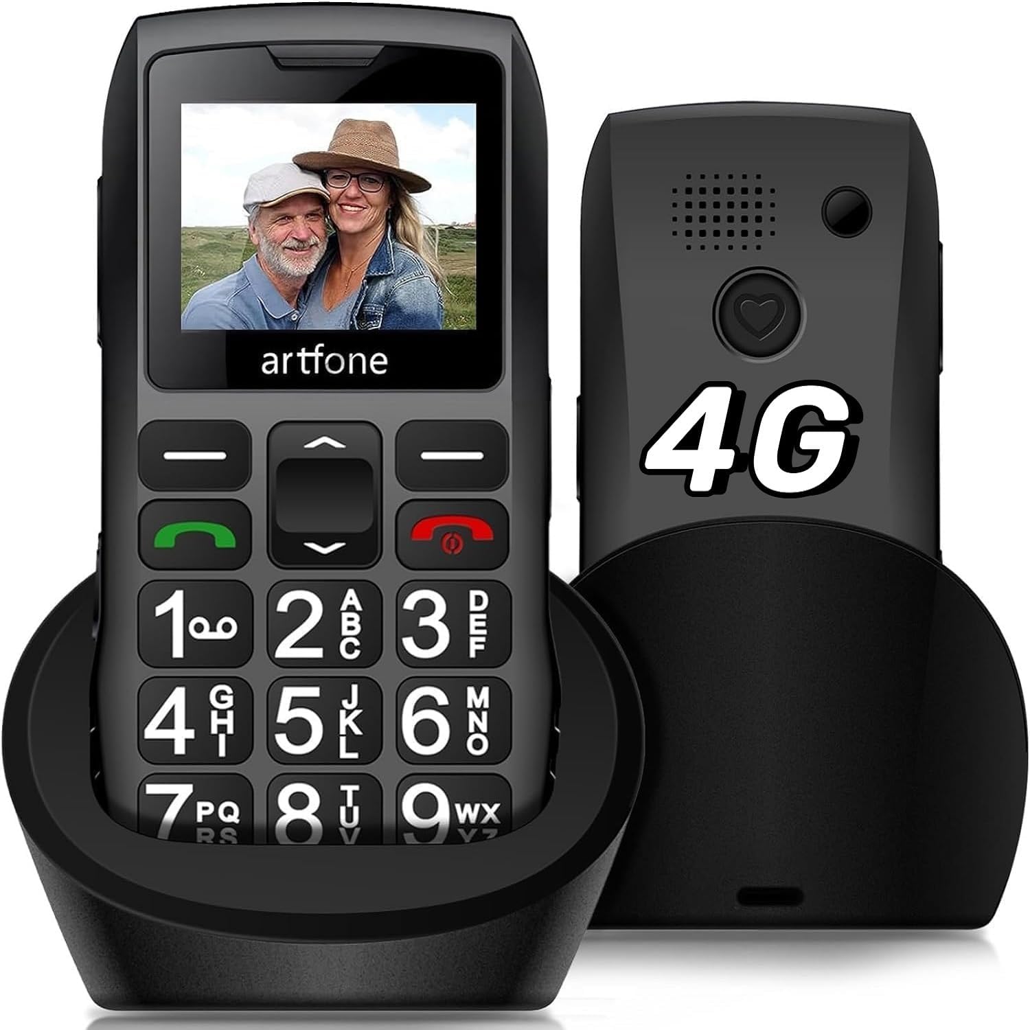 LTE Unlocked Basic Senior Phone with Big Button, 1400 mAh, Single SIM Slot L5126